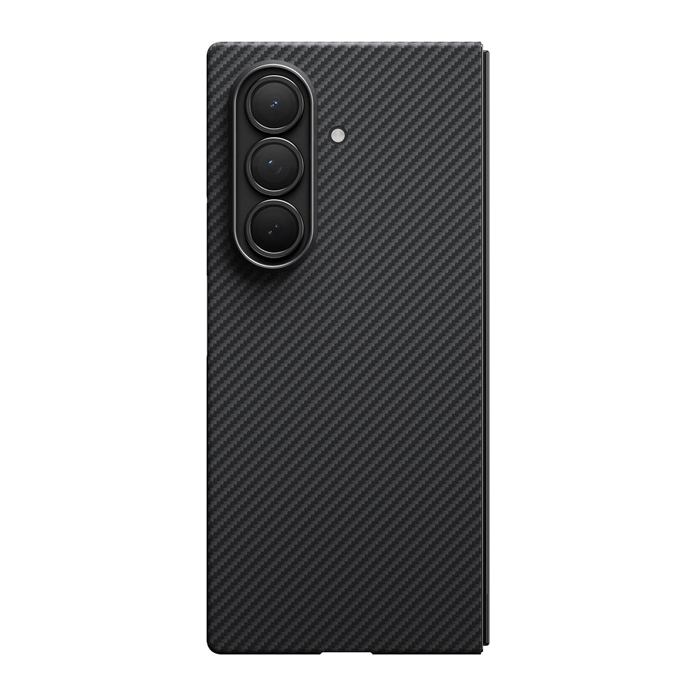 Pitaka Ultra-Slim Classic Serisi Galaxy Z Fold 7 M-safe 600D Aramid Fiber Black-Grey Twill Kılıf