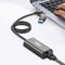 Go-Des GD-6836 RJ45 to Type-C ve USB-A Gigabit Ethernet Dönüştürücü Kablo 1000Mbps 50cm