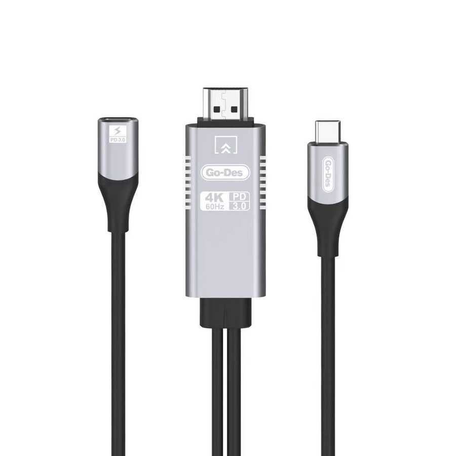 Go-Des GD-8770 Type-C To HDMI Kablo