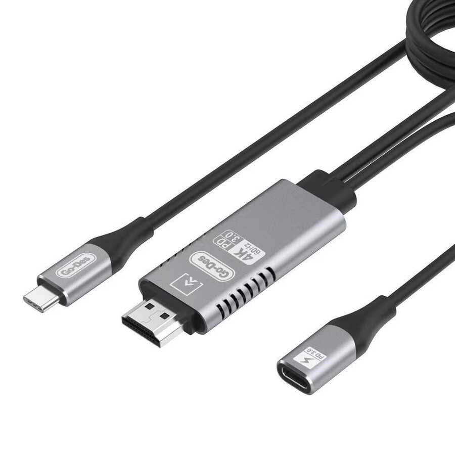 Go-Des GD-8770 Type-C To HDMI Kablo