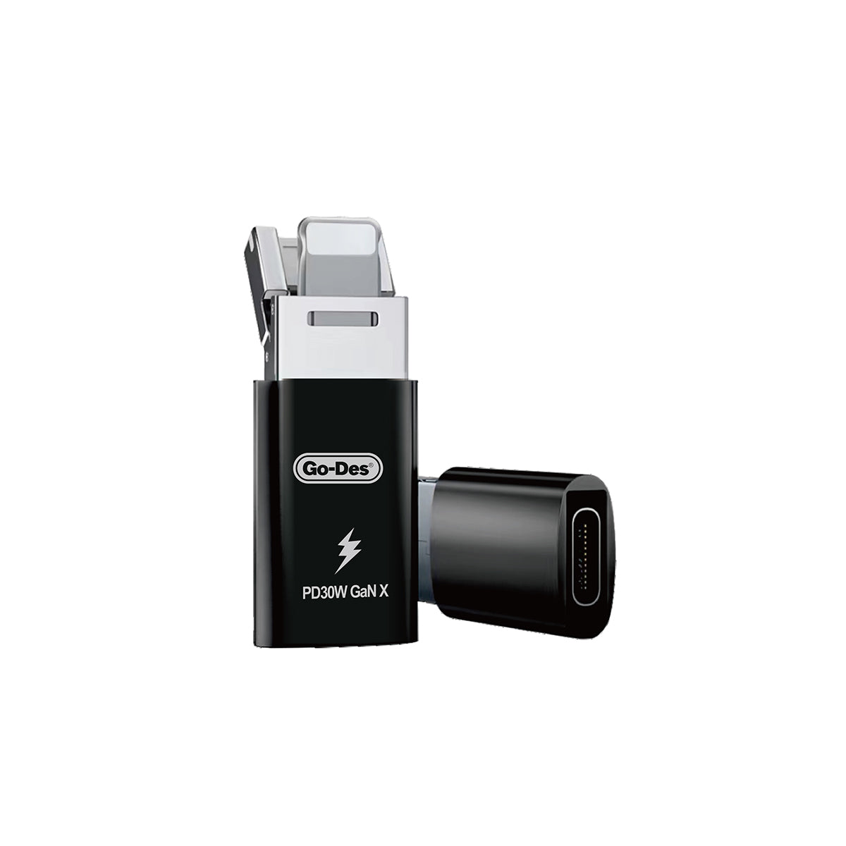 Go-Des GD-CT029 PD30W GaN Teknolojili Type-C to Lightning & USB-A OTG