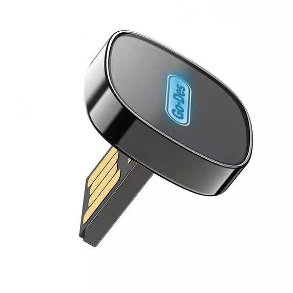 Go-Des GD-GB066 2 in 1 Led Işıklı Araç İçi Mini Flash Disk 64 Gb Type-C OTG Hediyeli - 1