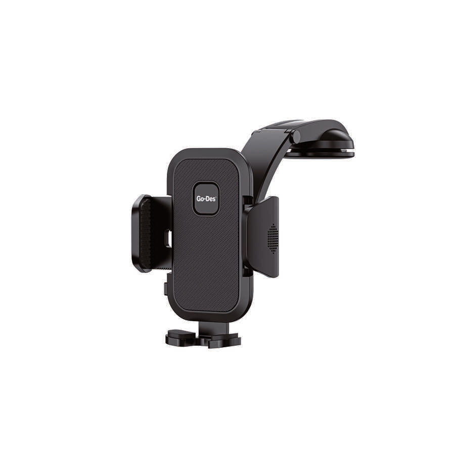 Go Des GD-HD648 Araç İçi Telefon Tutucu 360 Oynar Başlıklı Vantuzlu Tasarım - 1