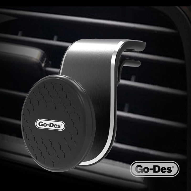 Go-Des GD-HD676 L-Shaped Magnetik Araç Telefon Tutucu - 1