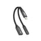 Go Des GD-UC076 3.5mm Jack Girişli Lightning 2in1 Şarj ve Ses Kablosu