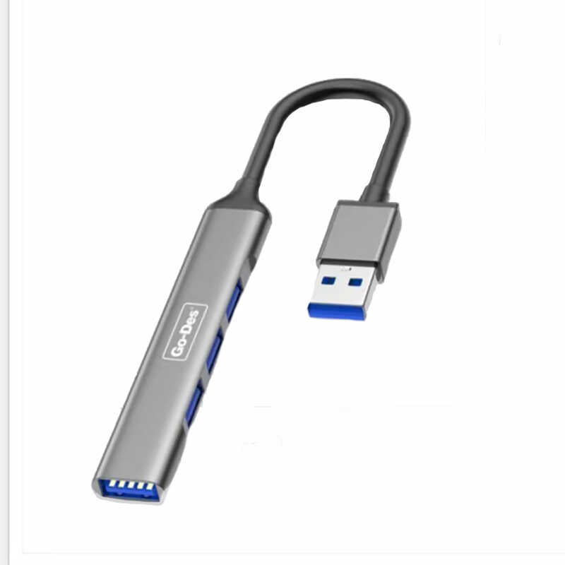 Go-Des GD-UC701 USB Uçlu 4 in 1 Çoklu USB İstasyonu - 1
