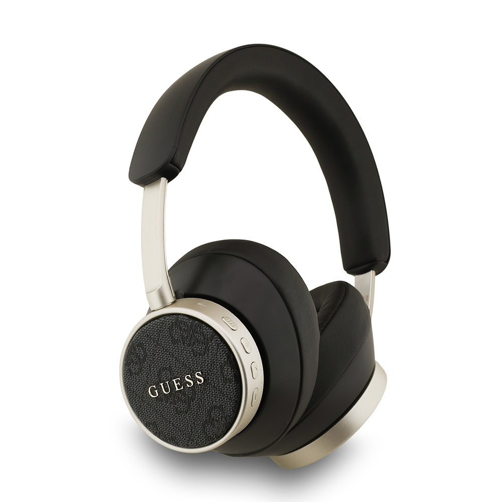 Guess Orjinal Lisanslı Ayarlanabilir 4G Desenli Metal Klasik Logolu Kulak Üstü Bluetooth Kulaklık