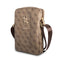 Guess Orjinal Lisanslı Metal Logolu Fermuarlı 8 inç Çapraz Askılı Tablet Çantası