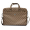 Guess Orjinal Lisanslı Sıcak Damgalı 4G Desenli Üçgen Logolu Omuz Askılı 15-16 inç Laptop Çantası