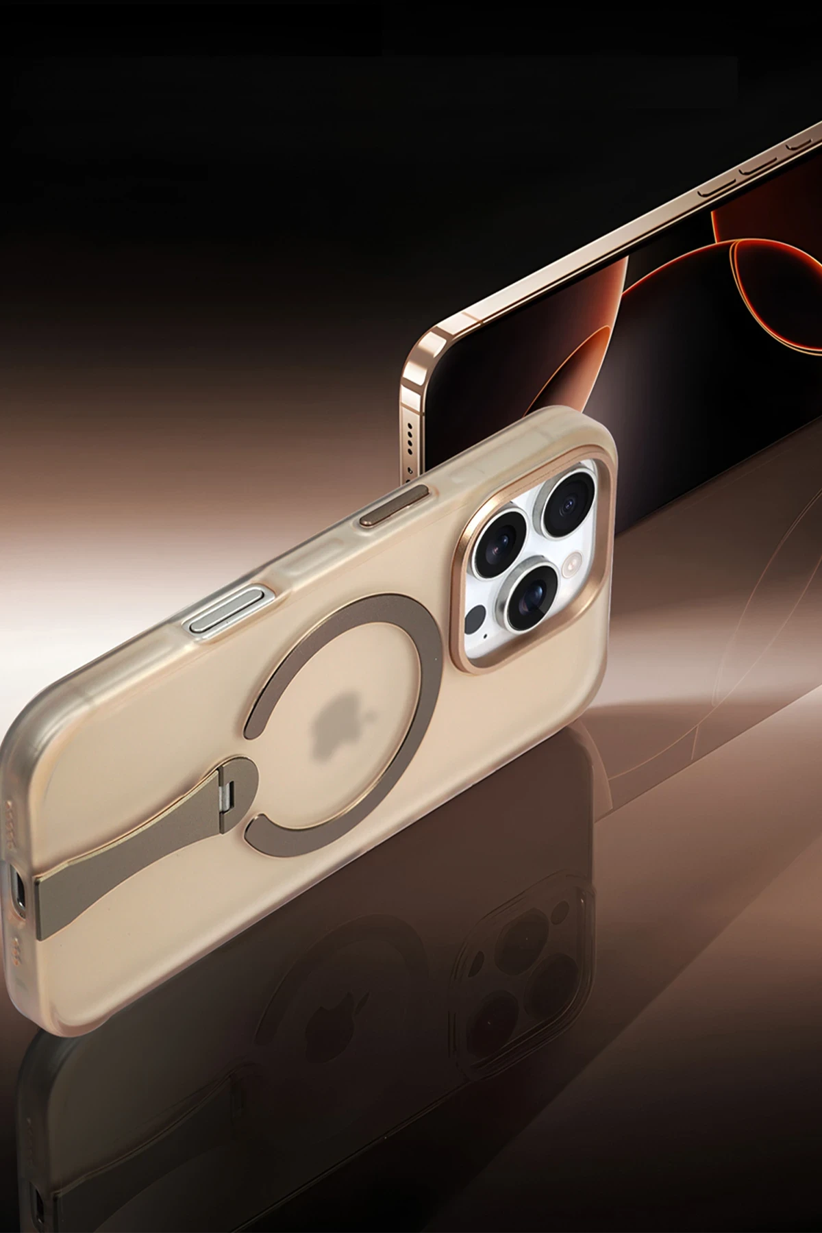 HDD Apple iPhone 16 HBC-354 Kunlun Standlı Magsafe Telefon Kılıfı