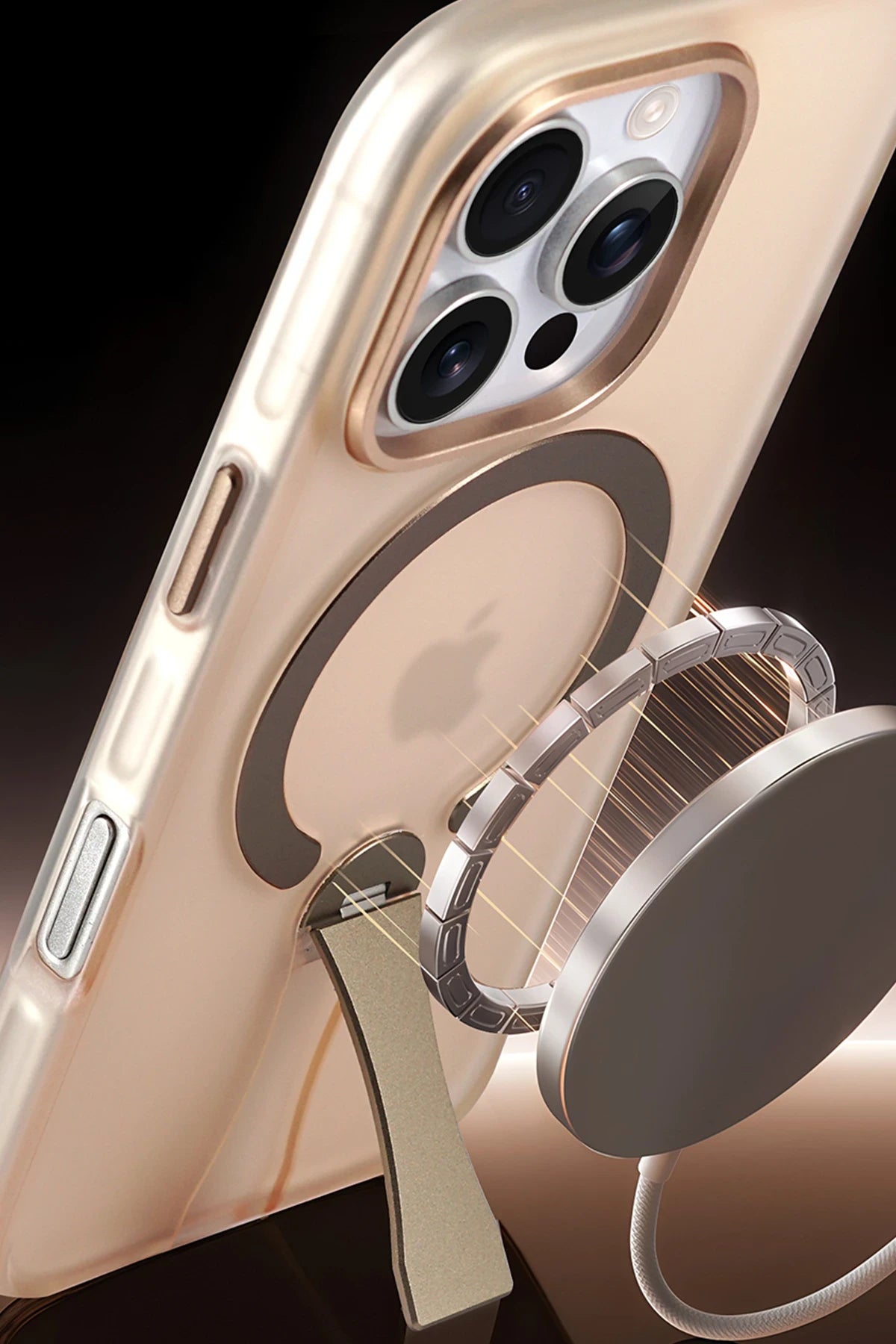 HDD Apple iPhone 16 HBC-354 Kunlun Standlı Magsafe Telefon Kılıfı
