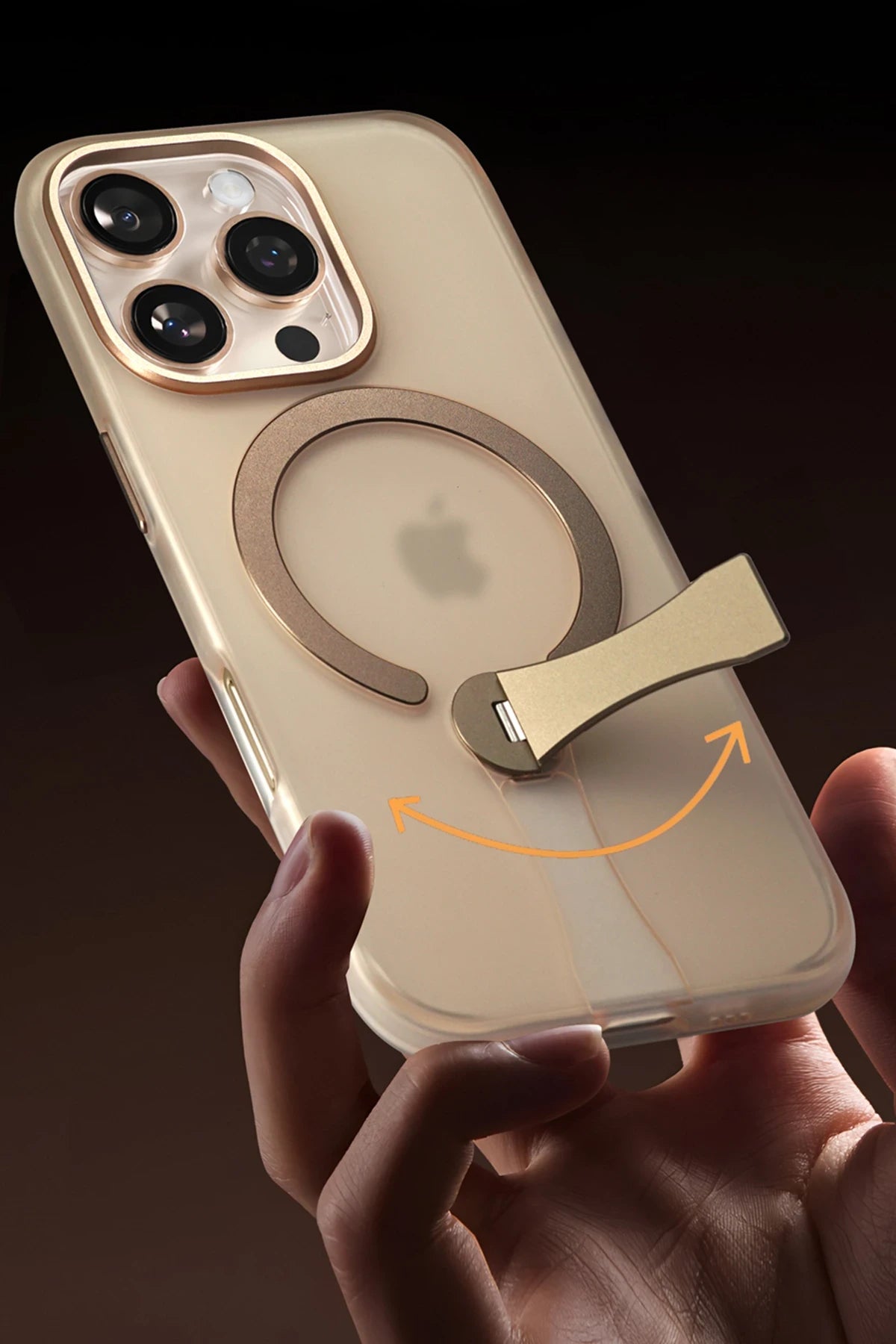 HDD Apple iPhone 16 HBC-354 Kunlun Standlı Magsafe Telefon Kılıfı