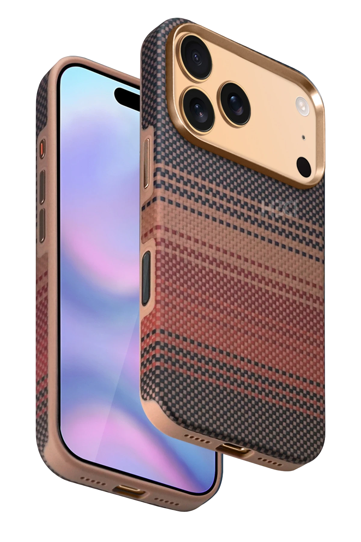 HDD Apple iPhone 17 Pro Max HBC-377 Kevlar Slim Magsafe Telefon Kılıfı