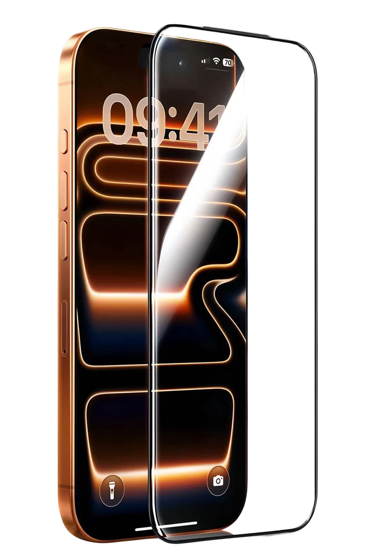 HDD Apple iPhone 17 Pro Max Bam 9H Cam Ekran Koruyucu
