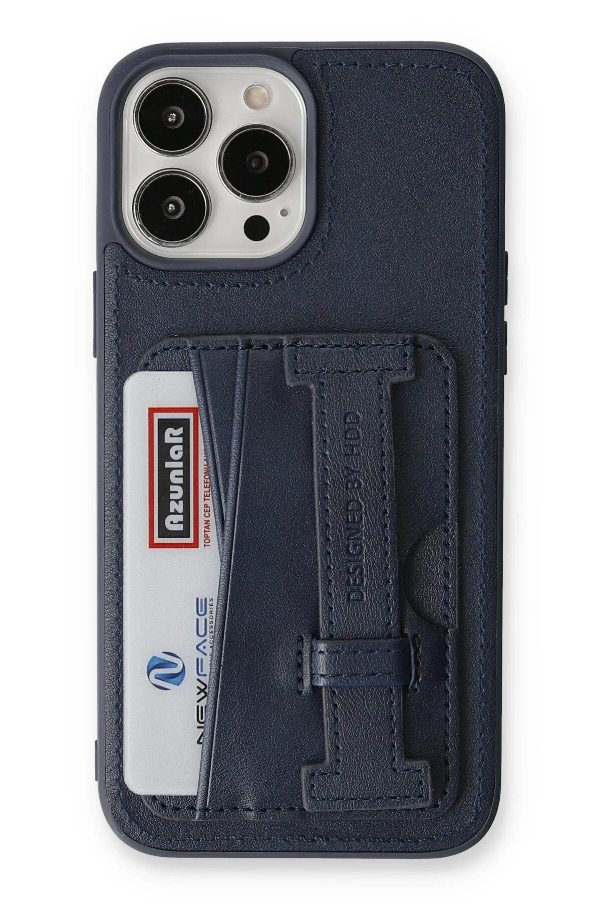 HDD Apple iPhone 13 Pro Max Kılıf HD Deri Kartvizitli Telefon Kılıfı
