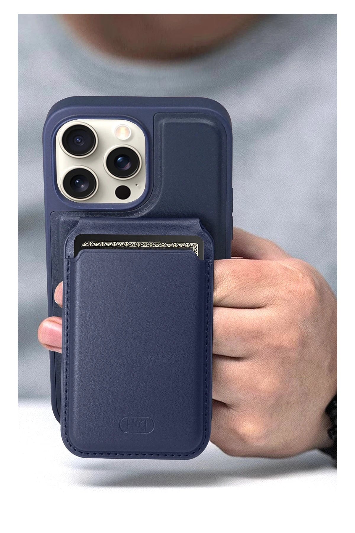 HDD iPhone 14 Pro HBC-247 Atina Kartvizitli Telefon Kılıfı
