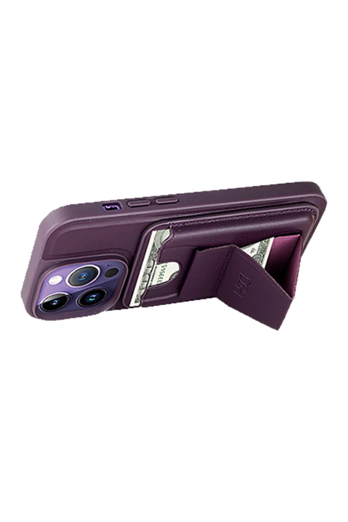 HDD iPhone 14 Pro Kılıf HD Deri Luxury Magnet Kartvizitli Telefon Kılıfı