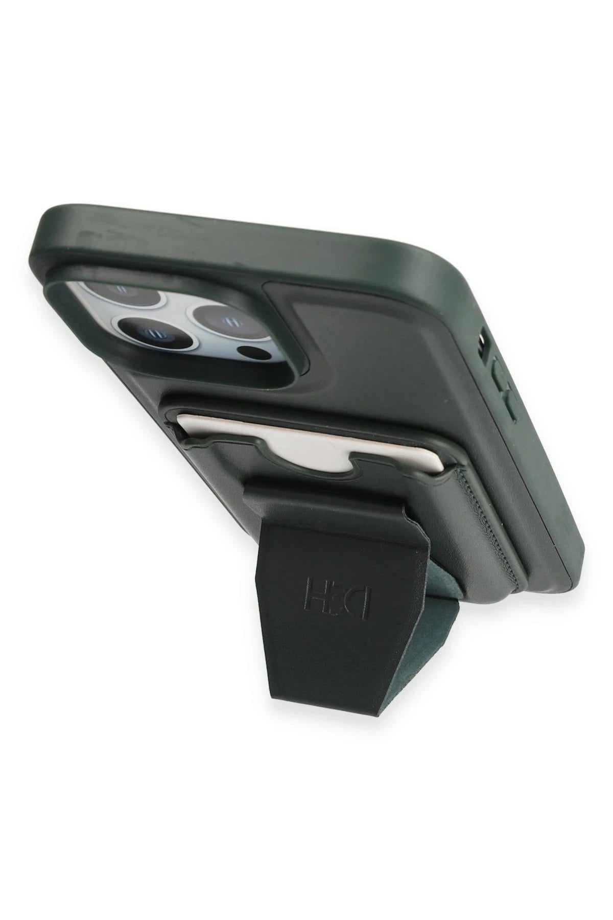 HDD iPhone 14 Pro Kılıf HD Deri Luxury Magnet Kartvizitli Telefon Kılıfı