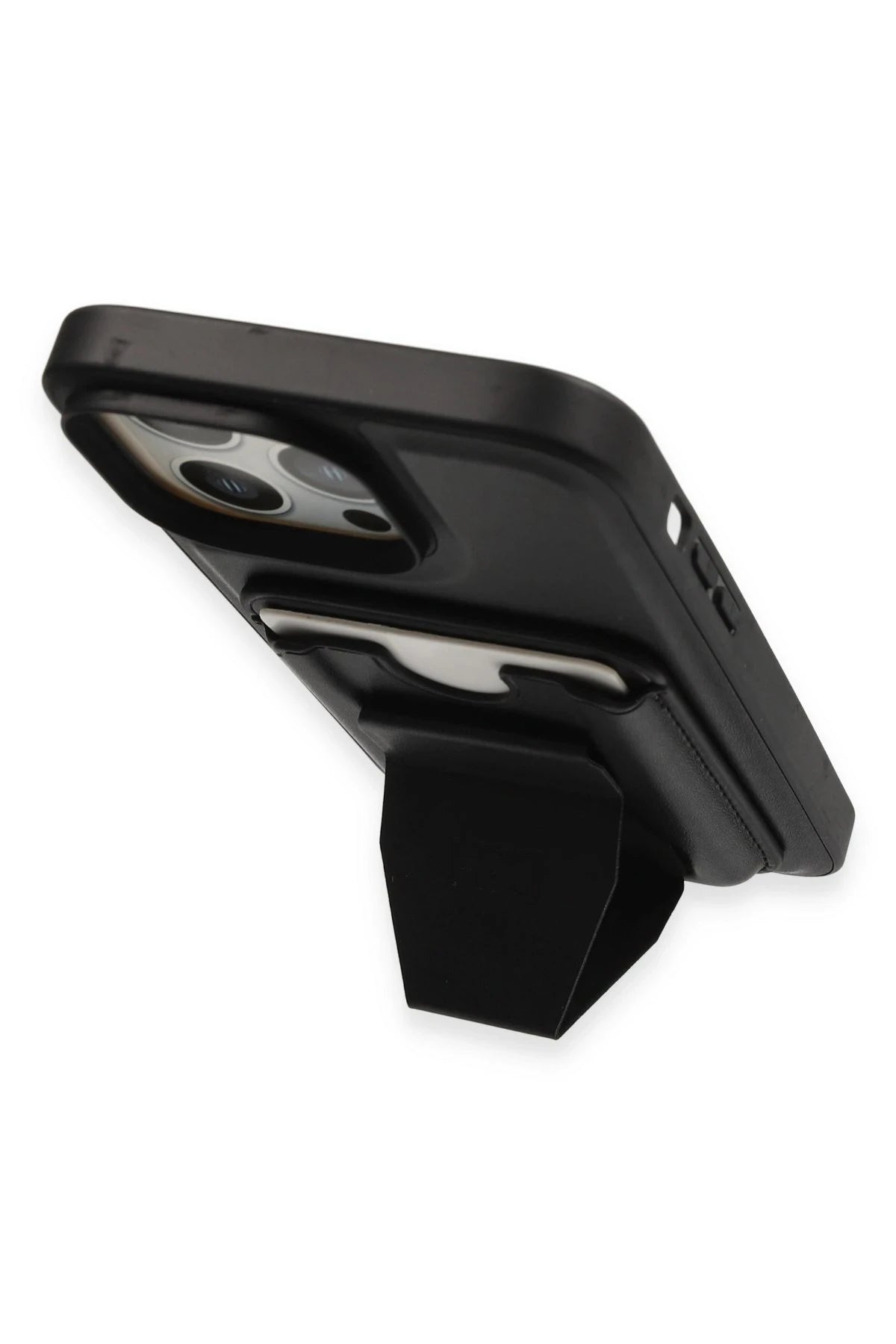 HDD iPhone 14 Pro Kılıf HD Deri Luxury Magnet Kartvizitli Telefon Kılıfı
