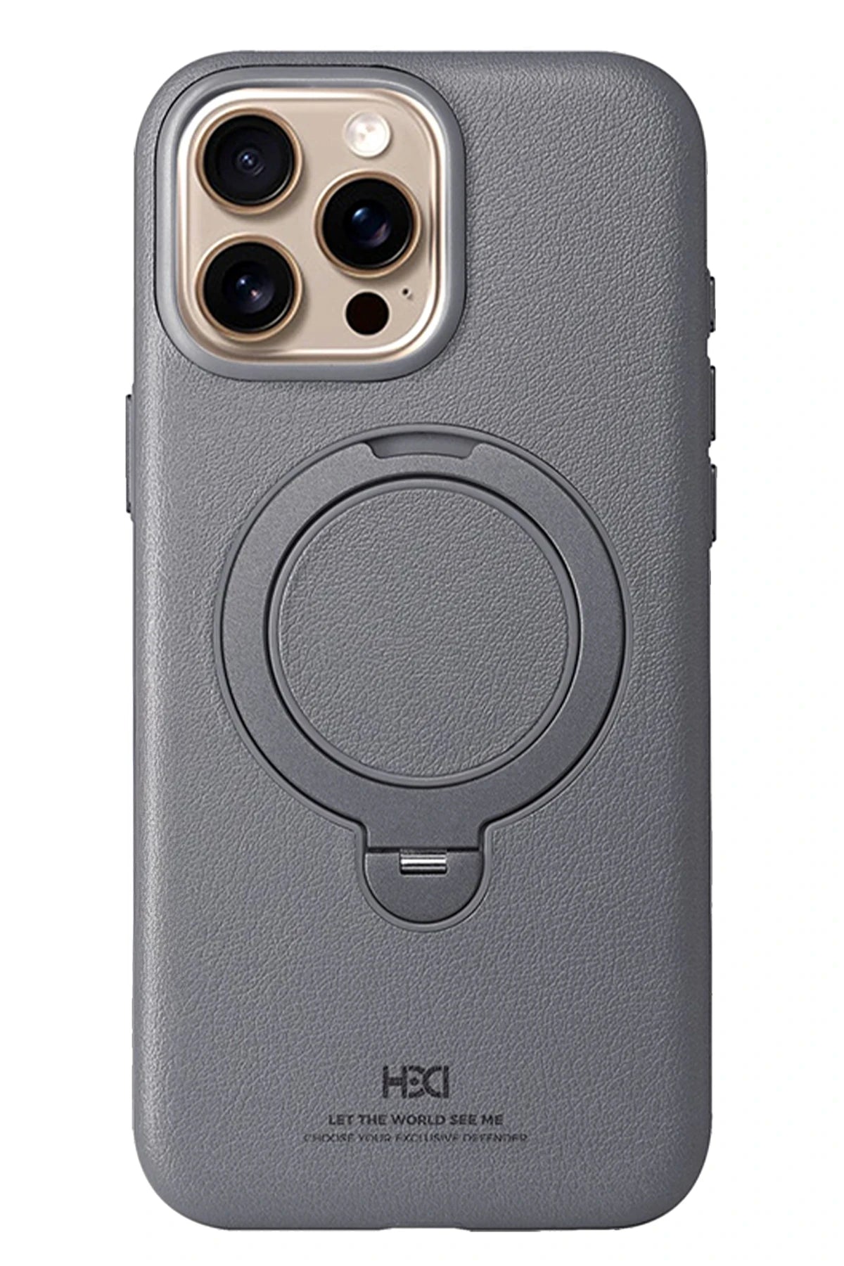 HDD iPhone 14 Pro Max Vapor Deri Magsafe Standlı Telefon Kılıfı
