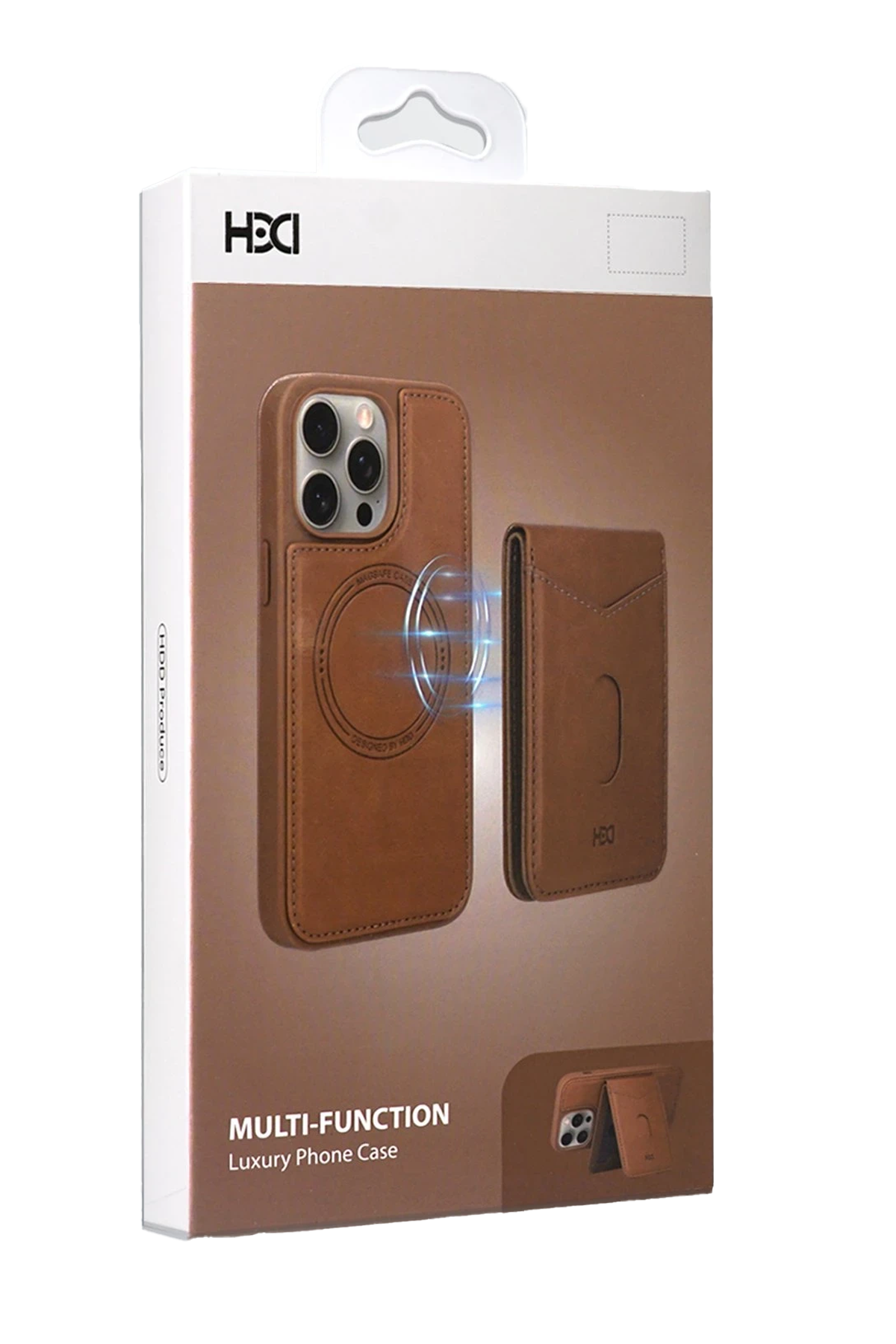 HDD Apple iPhone 15 HBC-246 Ottawa Magnet Kartvizitli Standlı Telefon Kılıfı