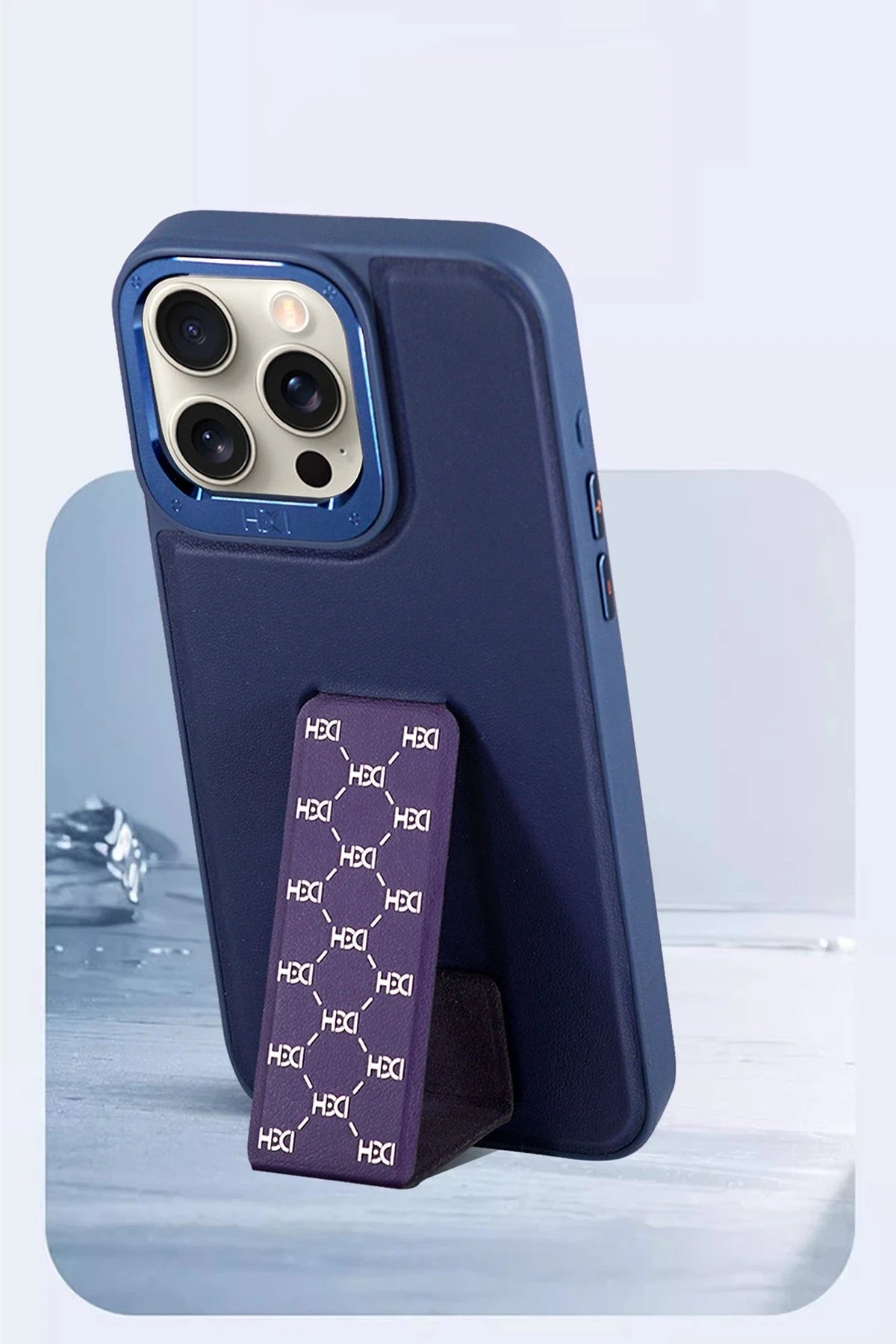 HDD iPhone 15 Pro HBC-265 Madrid Magsafe Standlı Telefon Kılıfı