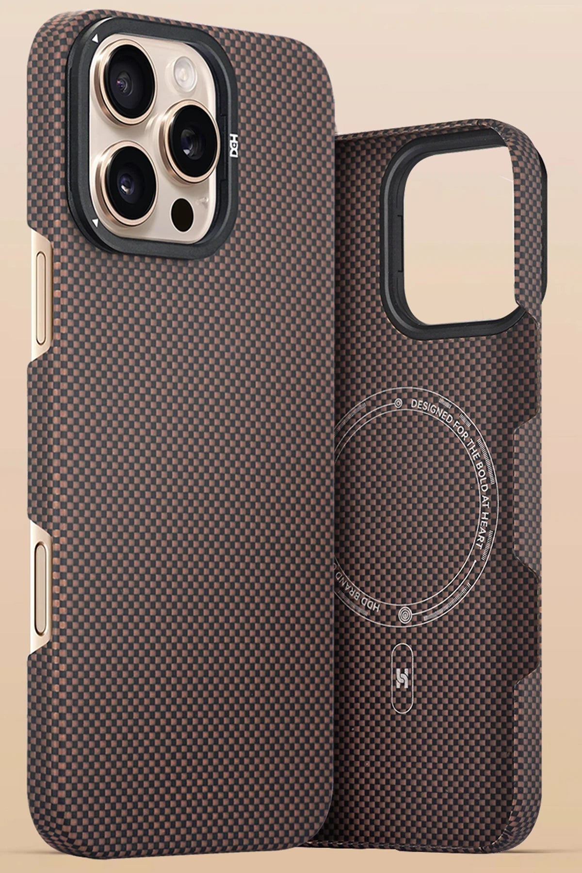 HDD iPhone 15 Pro Max Blaze 1000D Kevlar Magsafe Telefon Kılıfı