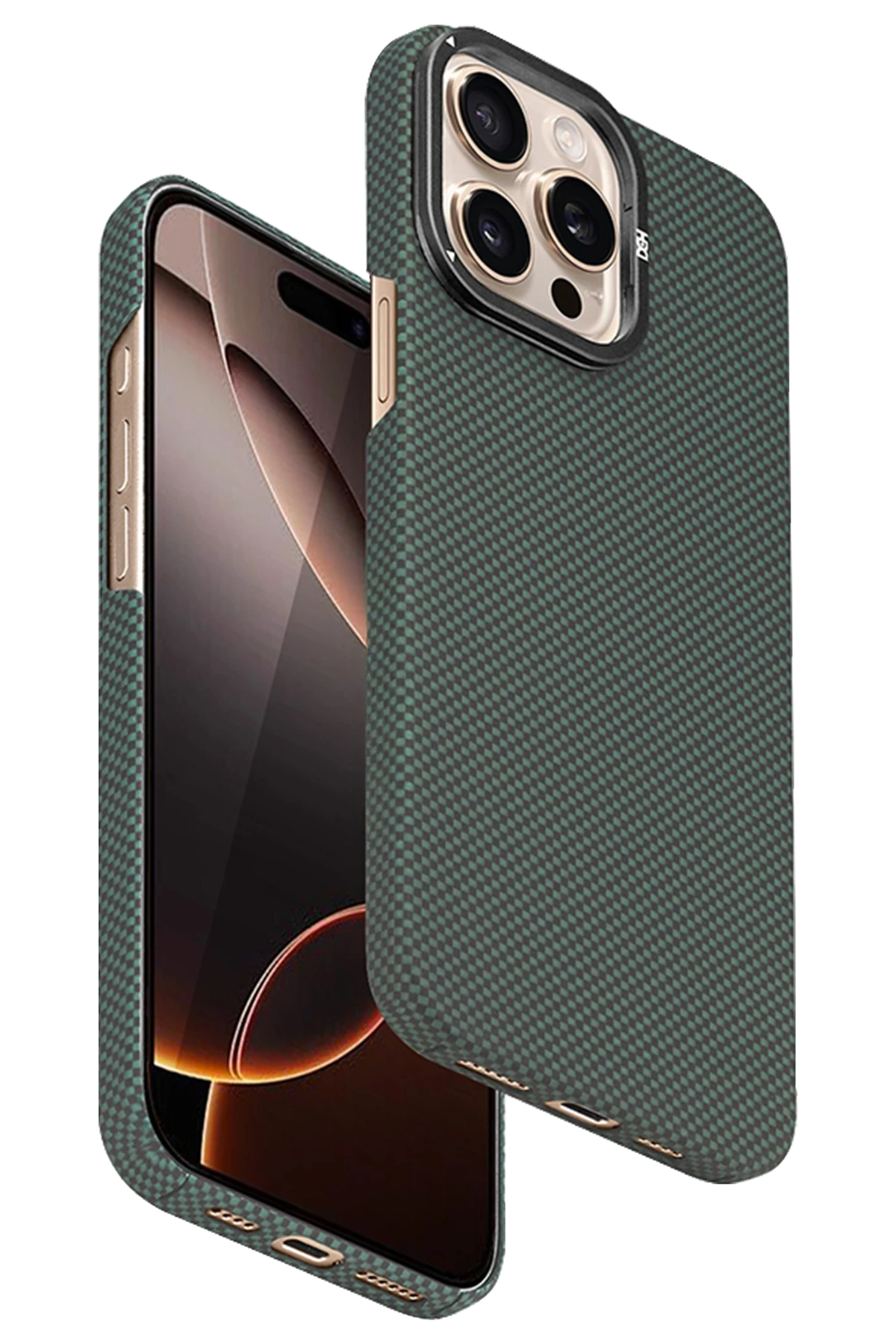 HDD iPhone 15 Pro Max Blaze 1000D Kevlar Magsafe Telefon Kılıfı