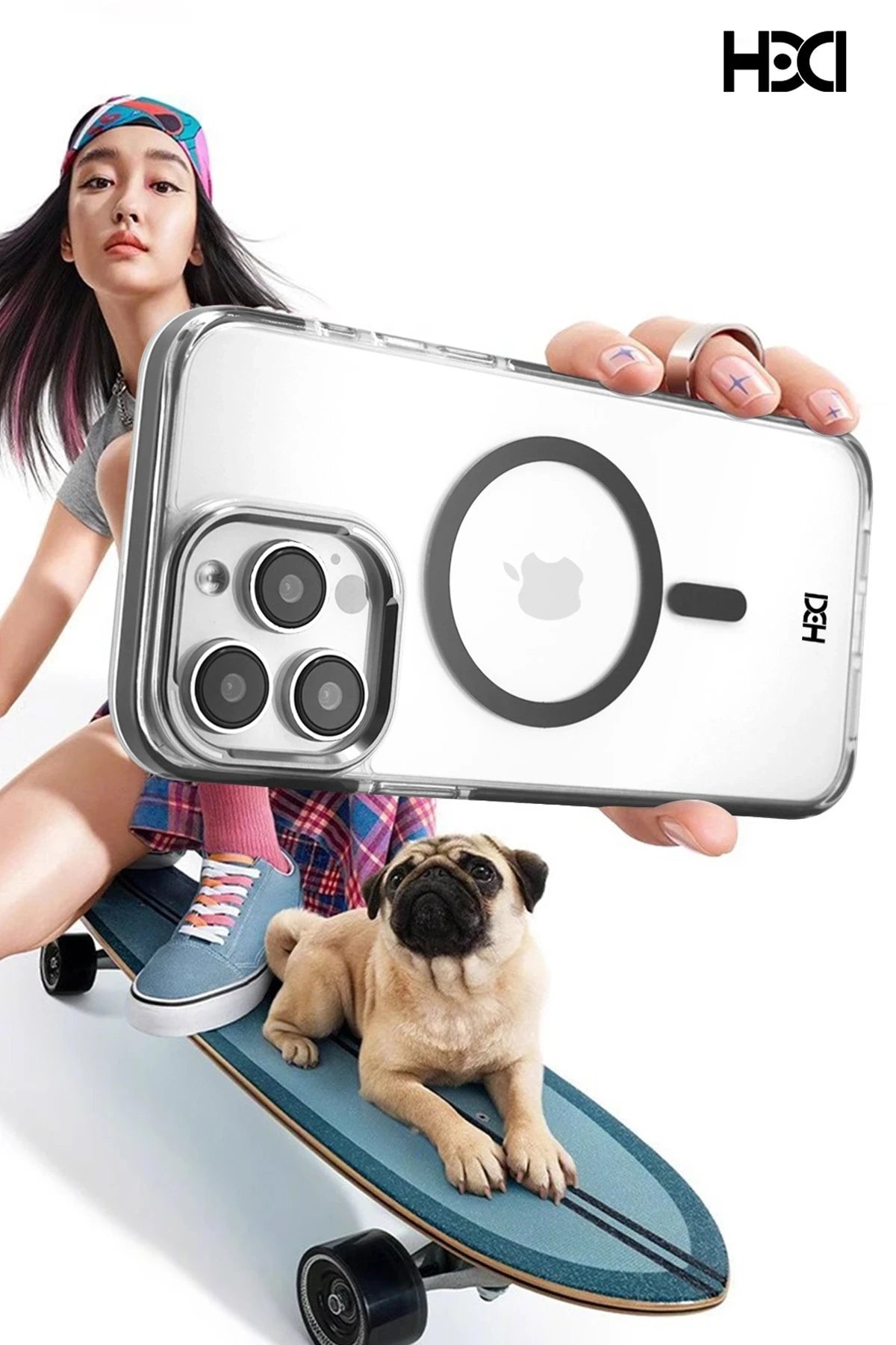HDD iPhone 15 Pro Max HBC-250 Dublin Magsafe Telefon Kılıfı