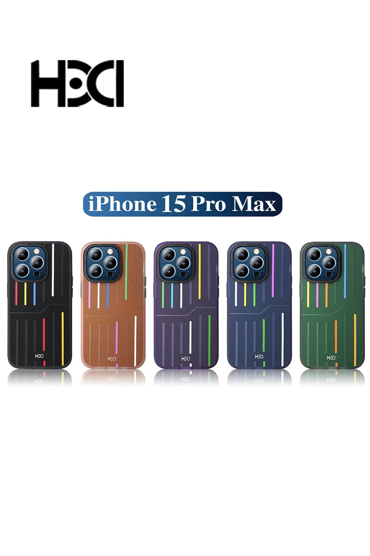 HDD iPhone 15 Pro Max Kılıf HBC-221 Roma Telefon Kılıfı