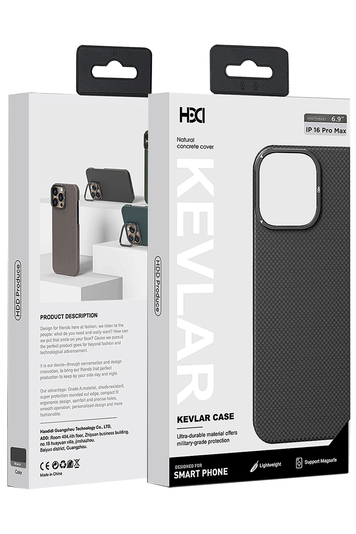 HDD iPhone 16 Pro Blaze 1000D Kevlar Magsafe Telefon Kılıfı