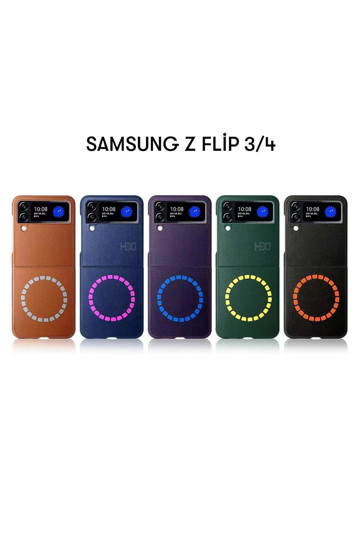 HDD Samsung Galaxy Z Flip 4 Kılıf HBC-156 Forum Magneticsafe Telefon Kılıfı