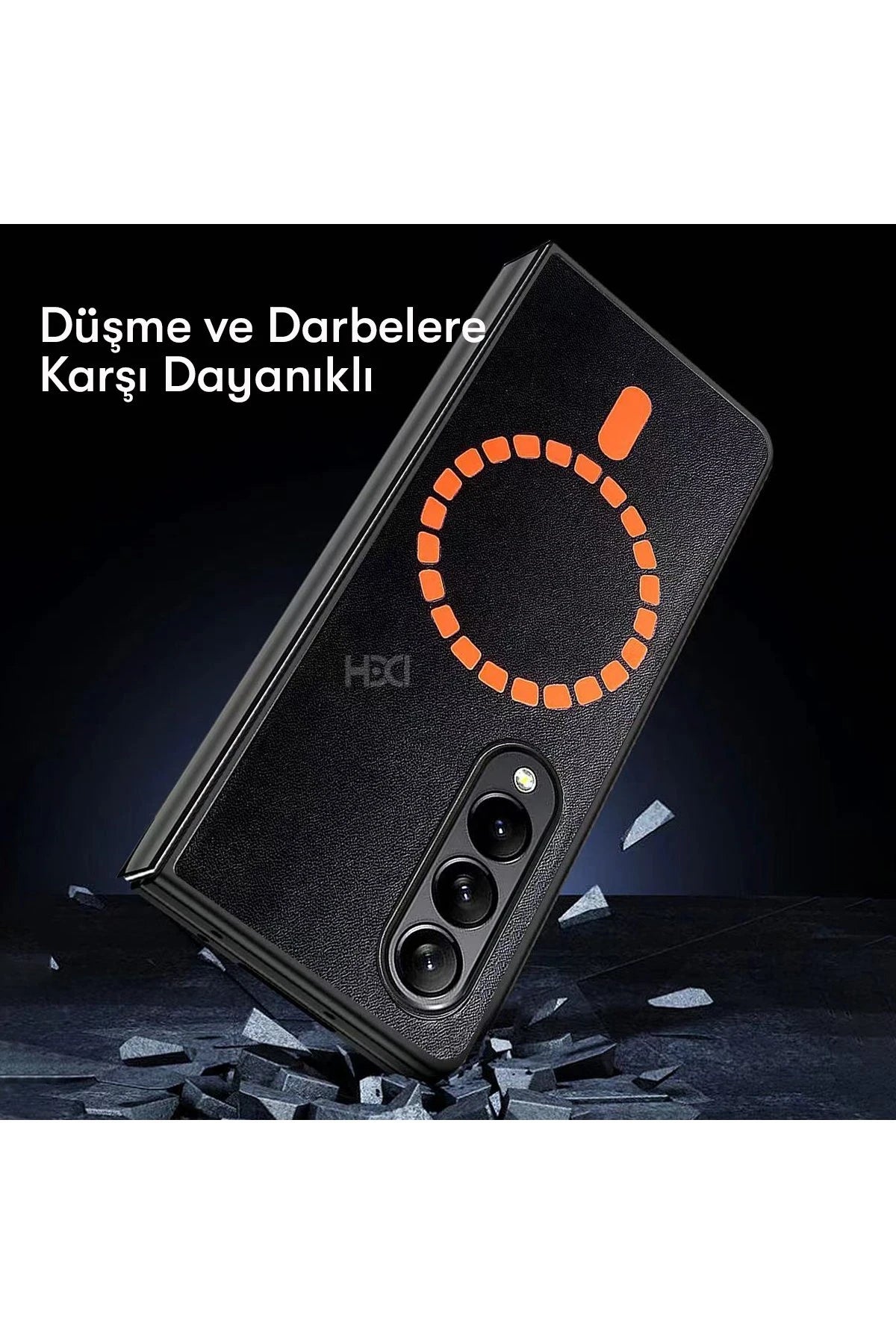 HDD Samsung Galaxy Z Fold 3 Kılıf HBC-156 Forum Magneticsafe Telefon Kılıfı