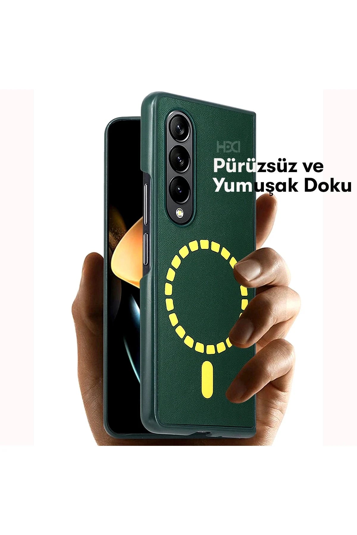 HDD Samsung Galaxy Z Fold 4 Kılıf HBC-156 Forum Magneticsafe Telefon Kılıfı