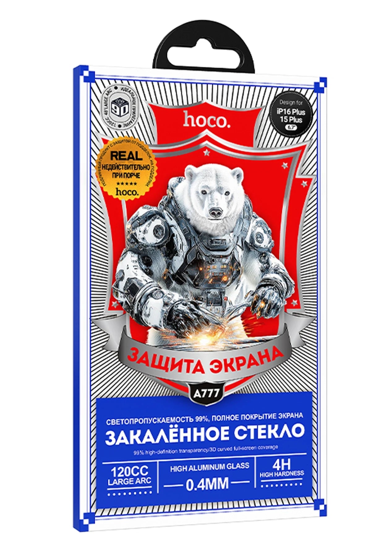Hoco. Apple iPhone 16 Pro Max Bear Shield HD Cam Ekran Koruyucu