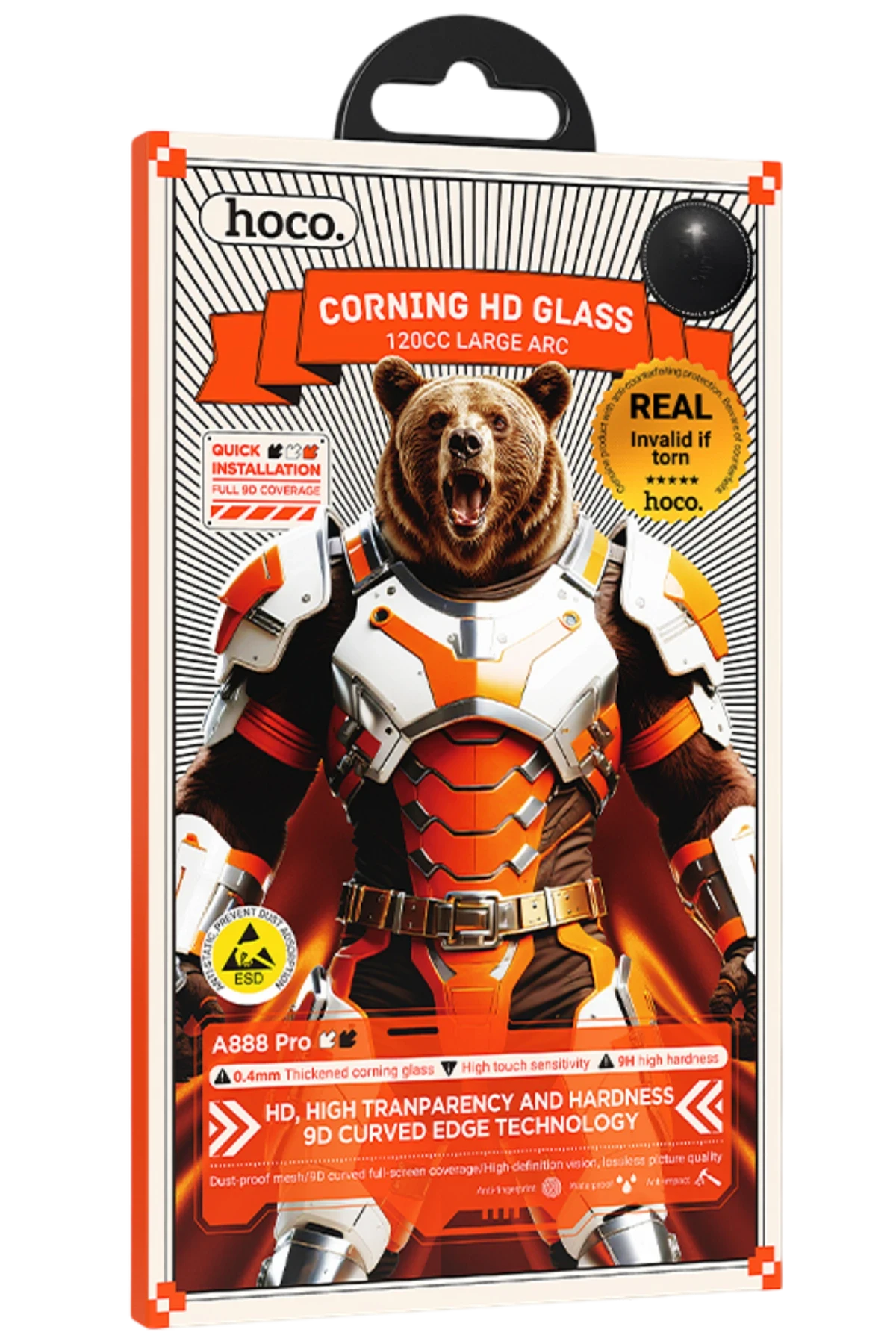 Hoco. Apple iPhone 17/16 Pro Bear Shield Corning Cam Ekran Koruyucu – Cepax