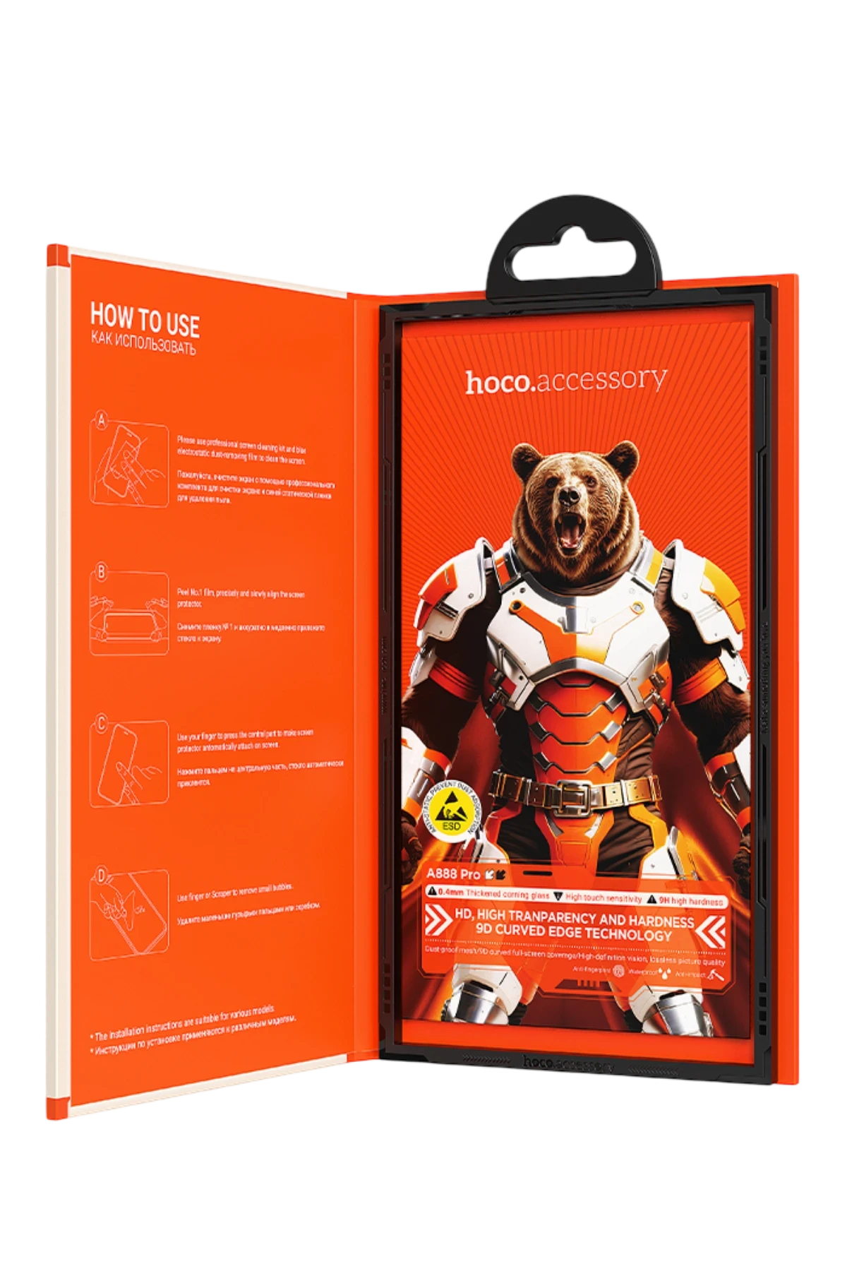 Hoco. Apple iPhone 17 Pro Max Bear Shield Corning Cam Ekran Koruyucu