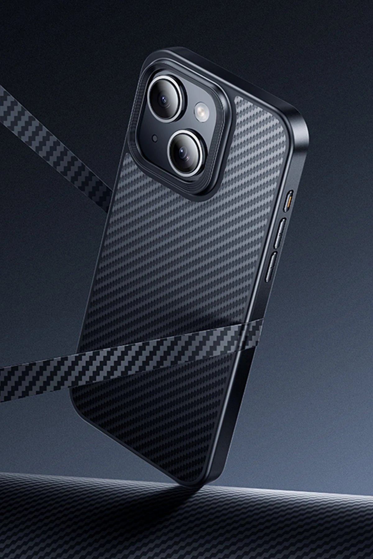 Hoco. iPhone 15 Knight Kevlar Magsafe Telefon Kılıfı