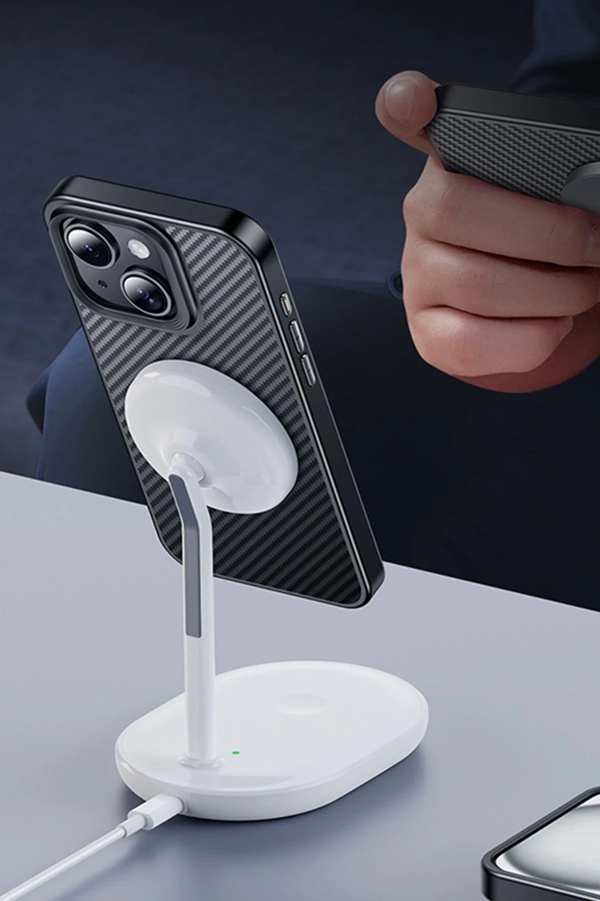 Hoco. iPhone 15 Knight Kevlar Magsafe Telefon Kılıfı