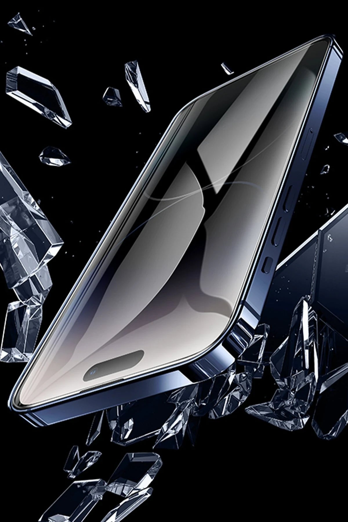 Hoco. iPhone 15 Pro Max 9D Dustproof Hayalet Cam Ekran Koruyucu