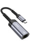 Hoco. UA26 Tak Çalıştır Type-C to RJ45 1000 Mbps Ethernet Dönüştürücü