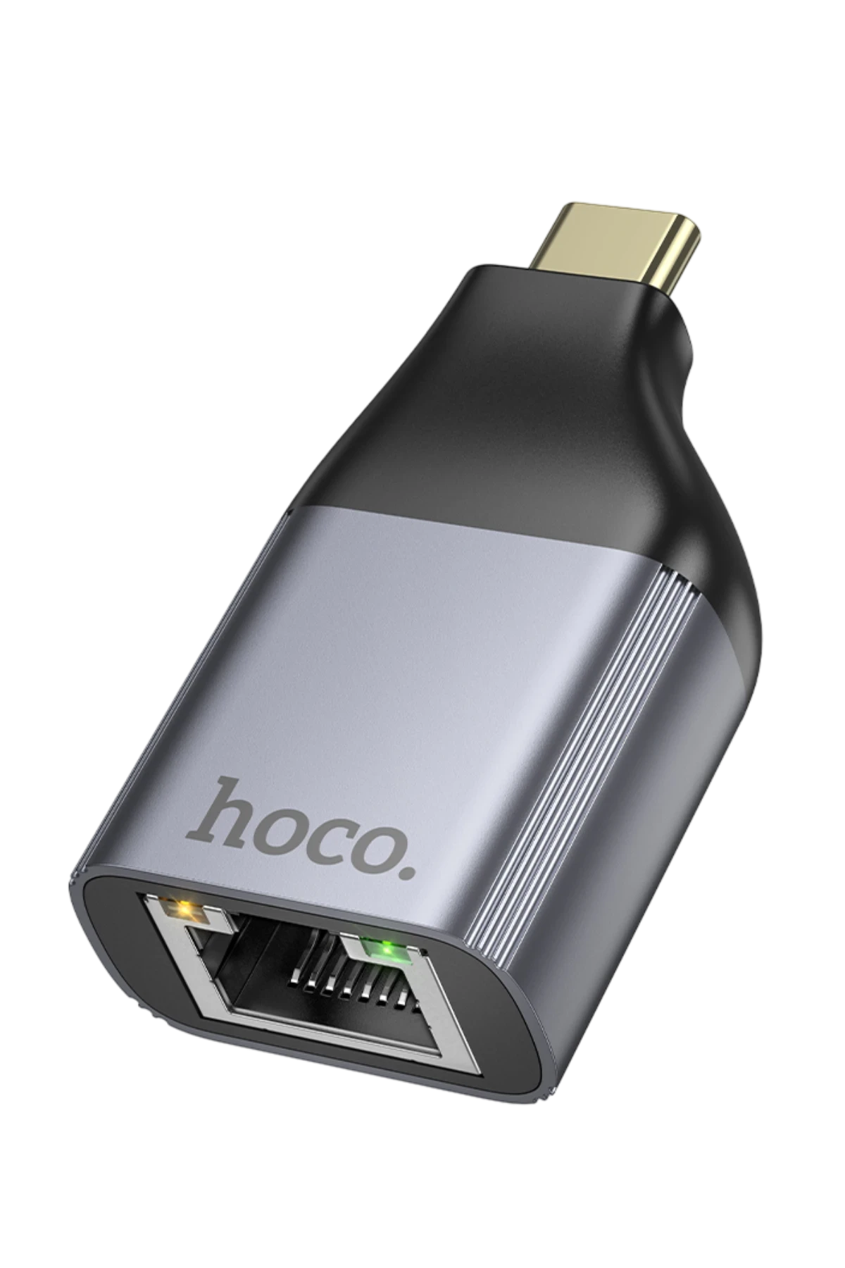 Hoco. UA35 Tak Çalıştır Type-C to RJ45 100Mbps Ethernet Dönüştürücü