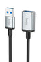Hoco. US10 50cm 5 GBPS Hız Tak Çalıştır USB 3.0 to USB 3.0 Uzatma Kablosu
