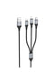 Hoco. X102 Fresh 1M 2.4A 3in1 USB to Type-C / Lightning ve Micro Çıkışlı Hızlı Şarj Data Kablosu