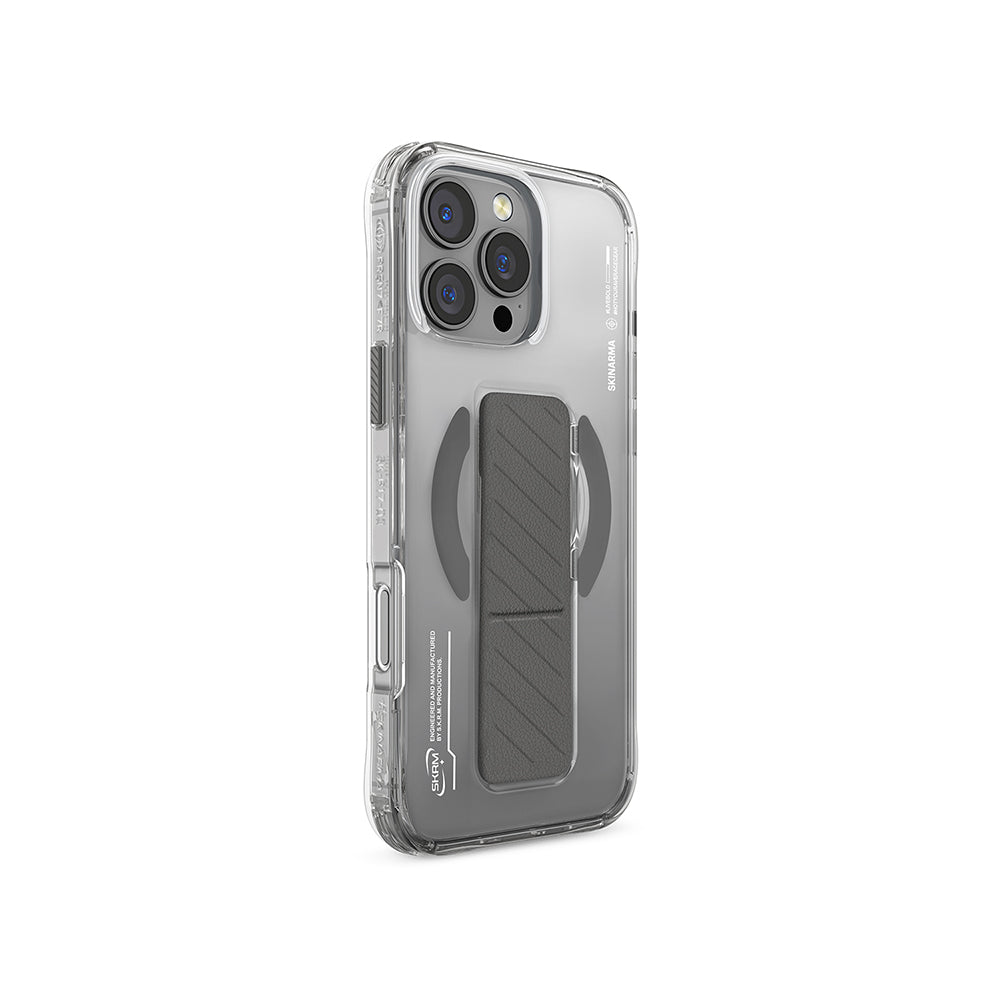 Skinarma Axon iPhone 16 Pro M-safe Teknoloji Desenli Standlı Kılıf