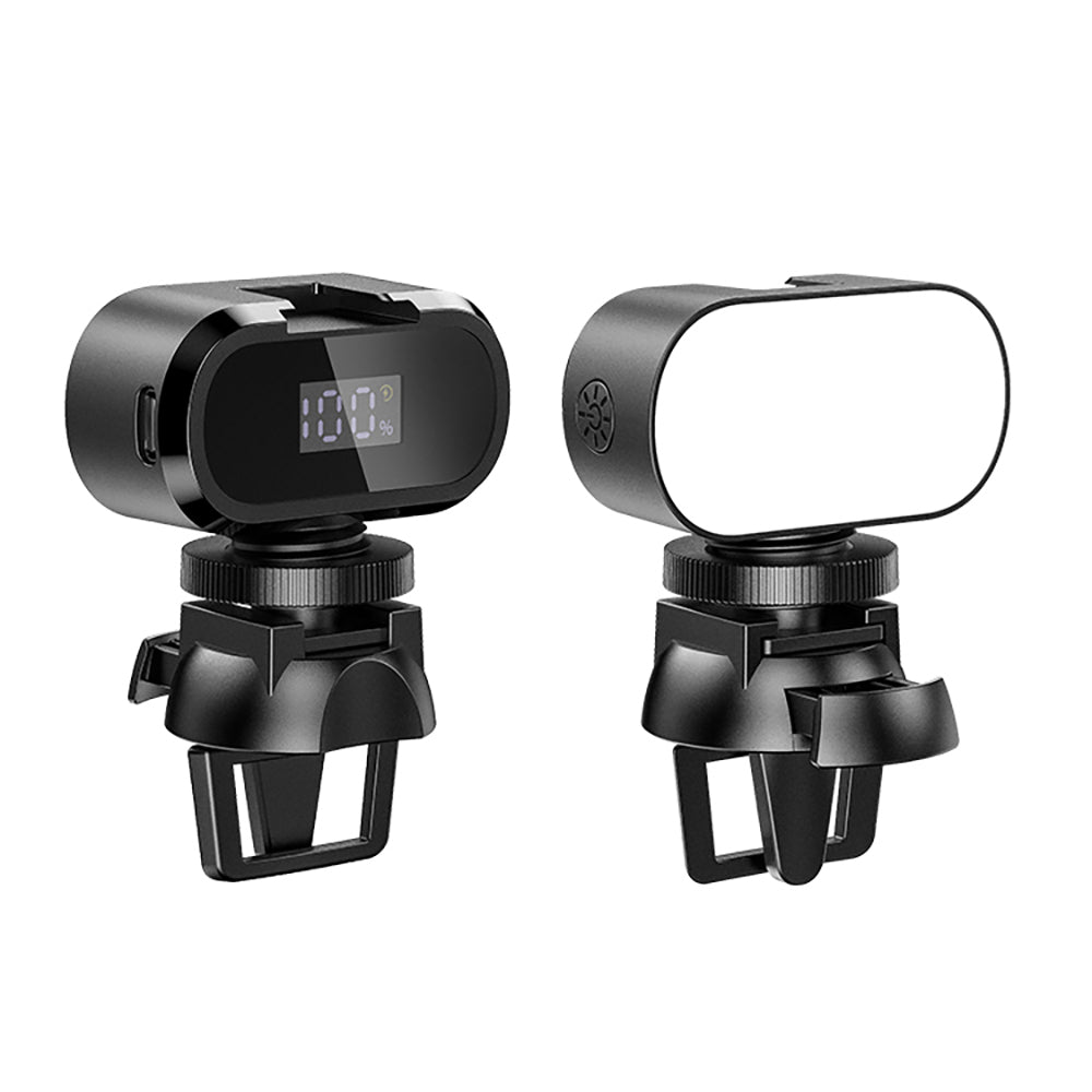 Jmary FM-16RGB Mandallı Dijital LED Göstergeli Telefon-Kamera Üstü RGB Işık 750mAh