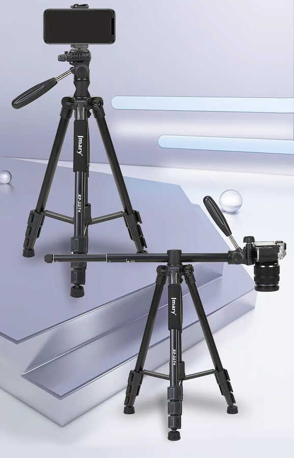 Jmary KP2274 Yatay Dikey 360 Derece Fonksiyonel Tripod 167cm - 4