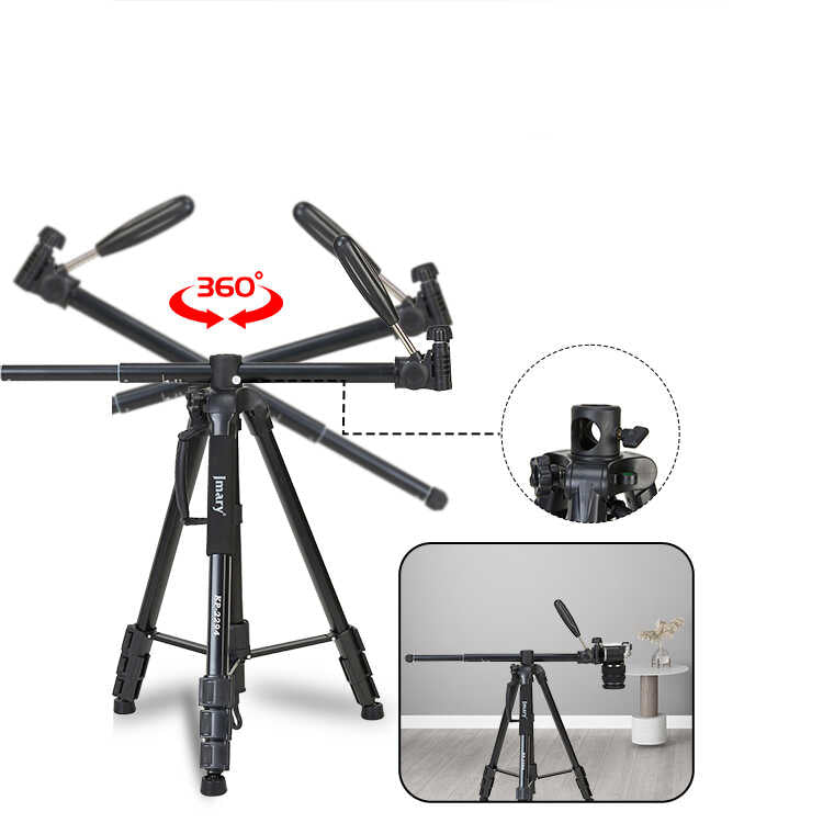 Jmary KP2294 Yatay-Dikey 360 Derece Fonksiyonel Profesyonel Tripod 179 cm - 6