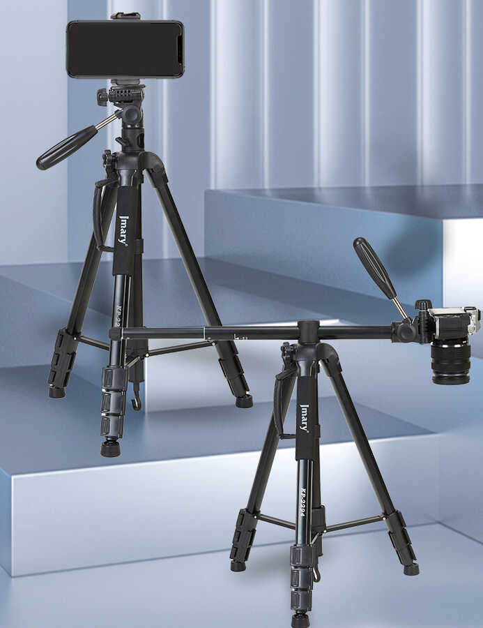 Jmary KP2294 Yatay-Dikey 360 Derece Fonksiyonel Profesyonel Tripod 179 cm - 8