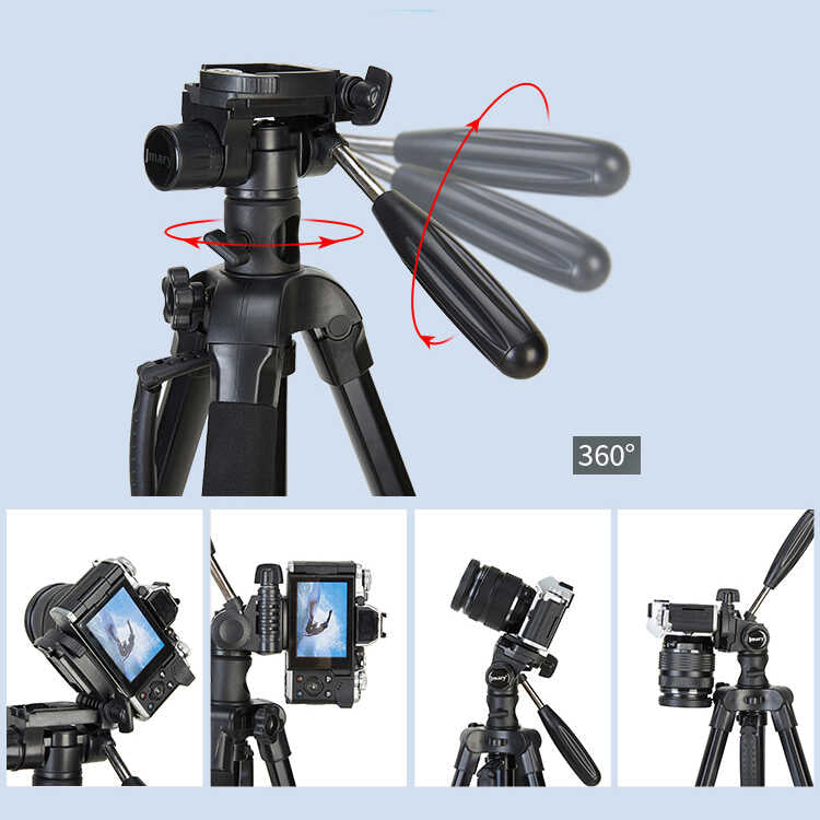 Jmary KP2294 Yatay-Dikey 360 Derece Fonksiyonel Profesyonel Tripod 179 cm - 11